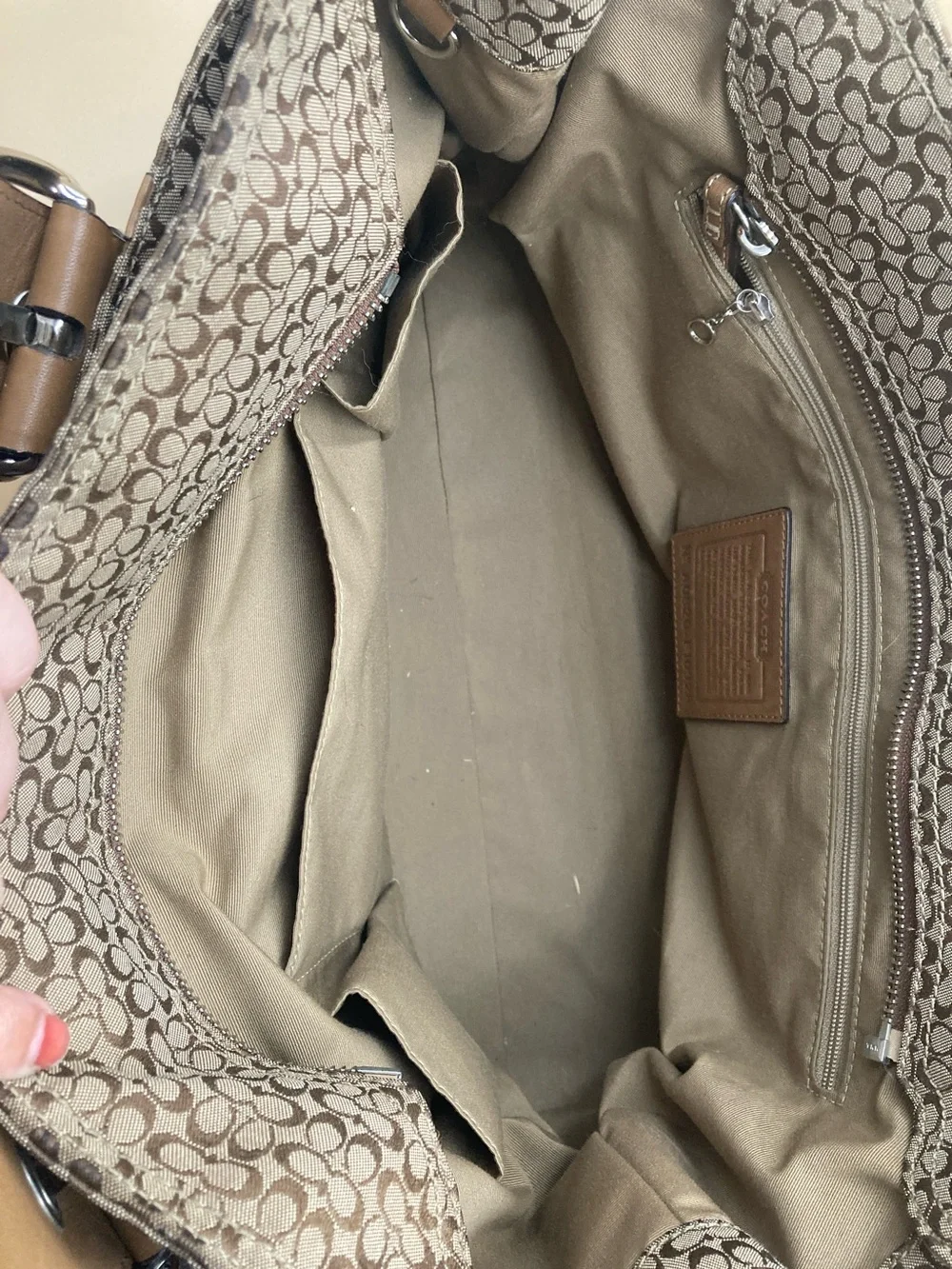 Coach signature monogram